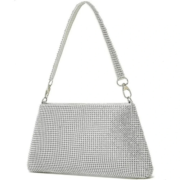 ❤️ YIKOEE Rhinestone Clutch  Purses for Women Bling Evening Bag - Picture 1 of 8